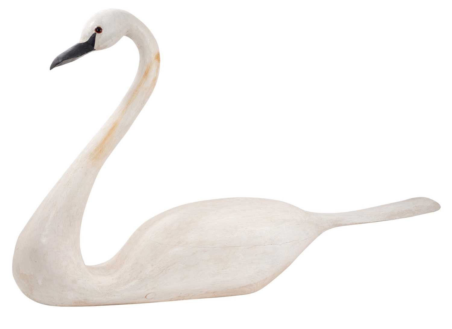 Lot 1068 - *Guy Taplin (born 1939) large sculpture of a swan