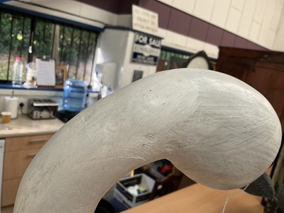 Lot 1068 - *Guy Taplin (born 1939) large sculpture of a swan