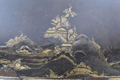 Lot 1567 - Fine early 18th Chinese lacquer chest on gilt stand