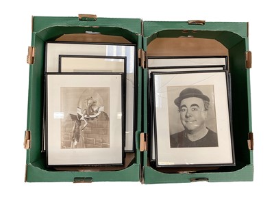 Lot 1428 - Theatrical and film interest: collection of framed photographs of the actor Esme Percy (1887-1957), some signed, shown working alongside various other famous actors