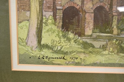 Lot 1000 - *Leonard Russell Squirrell (1893-1979) watercolour, The Bridges, Chelsworth, signed and dated 1970