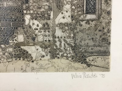 Lot 320 - Valerie Thornton, British, 1931-1991. Etching and coloured aquatint