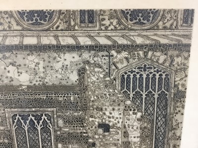 Lot 320 - Valerie Thornton, British, 1931-1991. Etching and coloured aquatint