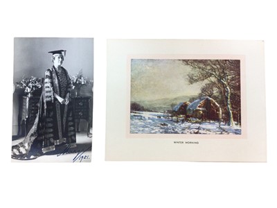Lot 82 - H.R.H. Princess Mary The Princess Royal and Countess of Harewood, signed and inscribed 1948 Christmas card containing a letter from the Princess to her ear specialist telling him she is sending him...