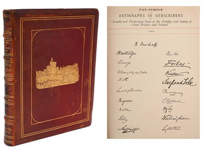 Lot 97 - Victorian volume 'Fac-Simile Autographs of Subscribers to the Picturesque views of Seats of Noblemen and Gentlemen of Great Britain'