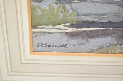Lot 1001 - *Leonard Russell Squirrell (1893-1979) watercolour - Blythburgh Church, signed, titled verso, 20.5cm x 33cm, in glazed gilt frame