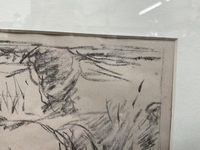 Lot 1101 - Harry Becker (1865-1928) lithograph - Pair of Horses, 16cm x 24cm, in glazed frame