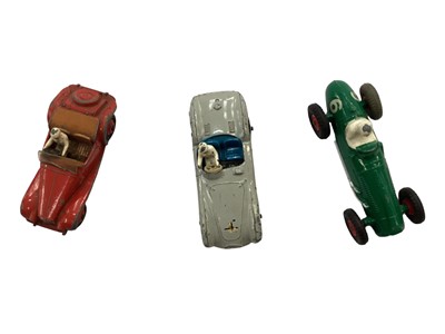 Lot 1871 - Group of early Dinky toys including lorries, saloon cars etc.
