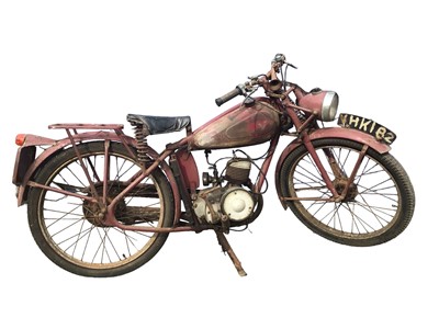 Lot 8 - 1952 James Comet 98cc motorcycle, reg. VHK 182