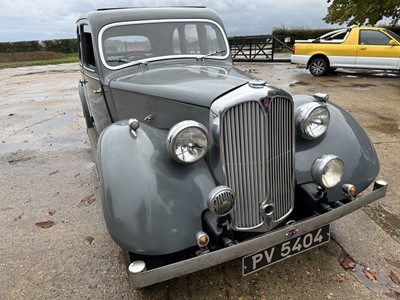 Lot 11 - 1938 Rover 12 Saloon, 1479cc engine, reg. PV5404