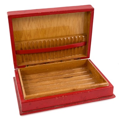 Lot 984 - Of Richard Harris (1930-2002) interest - Leather cased cigar box