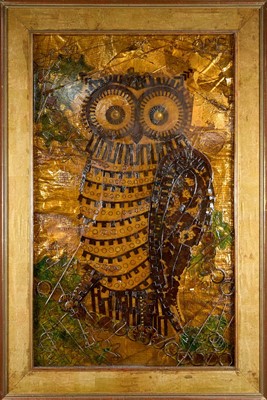 Lot 1020 - *Angus McBean (1904-1990), mixed media, ‘Rubbish owl’