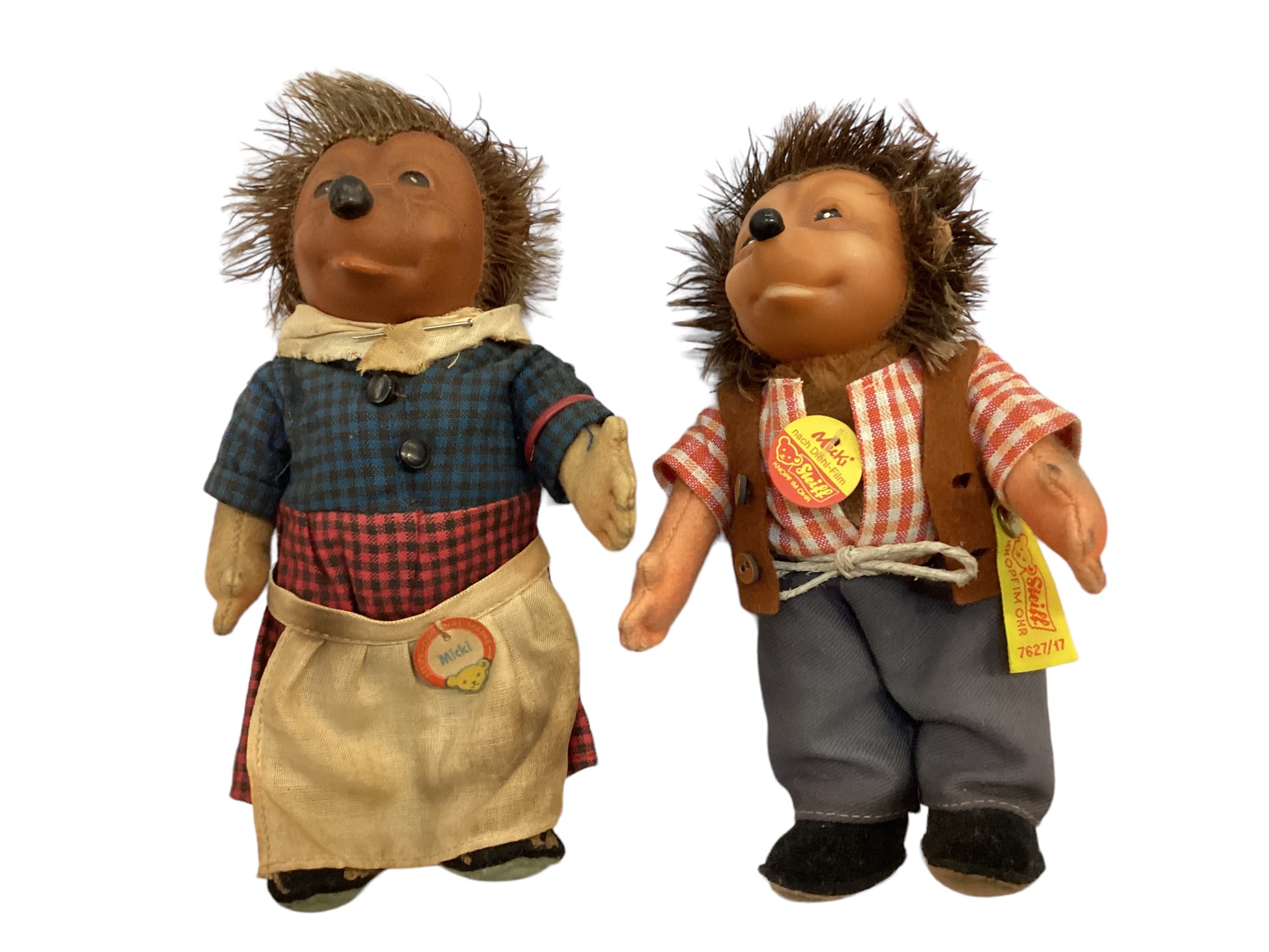 Lot 1893 - Steiff hedgehog family Micki, Mecki, Mucki,