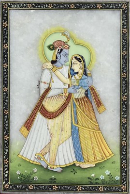 Lot 9 - Collection of first half 20th century Islamic and Indian pictures in glazed frames (4)
