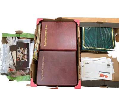 Lot 1432 - Stamps G.B. collection of mint commemorative & definitive issues, FDC's, presentation packs plus some trade cards (Qty)