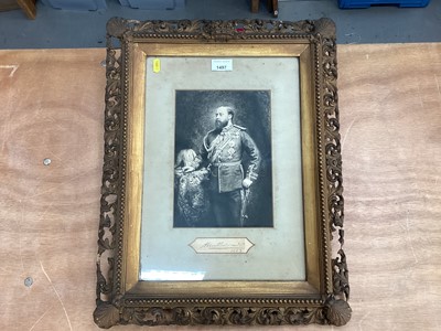 Lot 99 - H.R.H. Albert Edward Prince of Wales, later King Edward VII, signed portrait with provenance