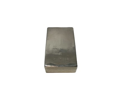 Lot 60 - Victorian silver match box retailed by Percy Edwards & Co, Piccadilly (London 1883) 45 x 28 x 8mm
