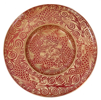 Lot 22 - William De Morgan charger