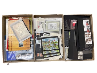 Lot 1465 - Stamps G.B. u/m commemorative & definitive issues in packets, presentation packs, miniature sheets etc (Qty)