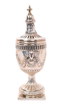 Lot 310 - Edwardian silver sugar caster