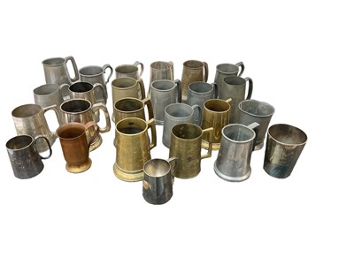 Lot 860 - Collection of various Second World War era military related prize and presentation tankards to include RAF (24)