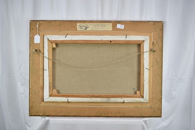 Lot 1141 - *Clive Madgwick (1939-2005) acrylic on canvas - Passing Clouds, signed, 36cm x 56cm, in gilt frame