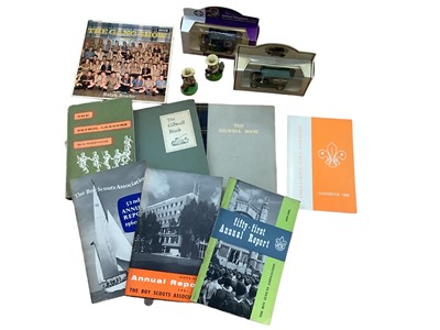 Lot 1507 - Scouting ephemera including training books, annual reports, book of rules