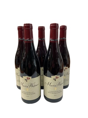 Lot 336 - Five bottles, Martin Wassmer Spatburgunder 2018, in card box