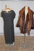 Lot 3116 - Ladies' vintage red ermine jacket by The...