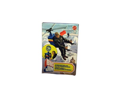 Lot 13 - Mattel Big Jim Gyrocopter  & detection Backpack, with stickers & instruction sheet, boxed No.5140