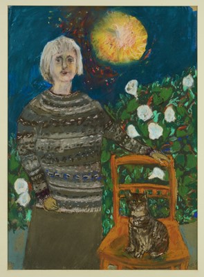 Lot 1152 - *Olive Cook (1912-2002) pastel - Dressed Alike, signed and inscribed verso, 54cm x 39cm, in glazed gilt frame