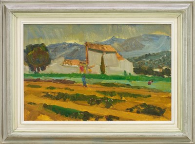 Lot 1093 - *Edwin Smith (1912-1971) oil on canvas - Provence, June '55, signed, inscribed and dated verso, 40cm x 60cm, framed