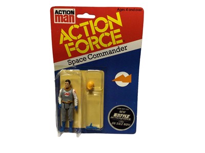 Lot 84 - Palitoy Action Man Action Force Space Commander, on card with blister pack (1)