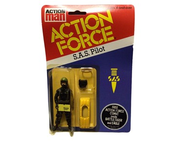 Lot 79 - Palitoy Action Man Action Force S.A.S. Pilot, on card with blister pack (1)
