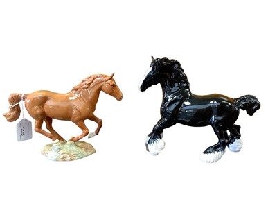 Lot 1225 - Eight Beswick horses and foals