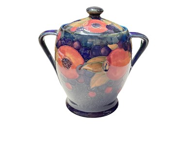 Lot 1101 - Moorcroft pottery two handled vase and cover