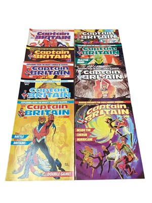 Lot 77 - Marvel Comics Captain Britain #1-9 (1985)