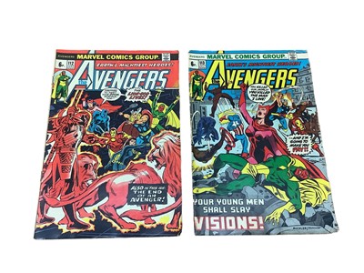 Lot 16 - Marvel Comics The Avengers #112 #113 (1973) (UK Price Variant) First and second appearance of Mantis and first appearance of Pantha