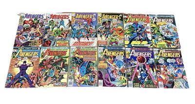 Lot 36 - Twelve Marvel Comics The Avengers #79 #81 #82 #88 #107 #108 #109 #115 #167 #168 #169 #170 (1970's) (UK Price Variant)