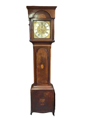 Lot 764 - George III Irish inlaid mahogany longcase clock by George Walker, Dublin