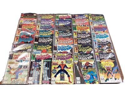 Lot 52 - Marvel Comics The Spectacular Spider-Man #141-190 (Missing #153) (1988/92)