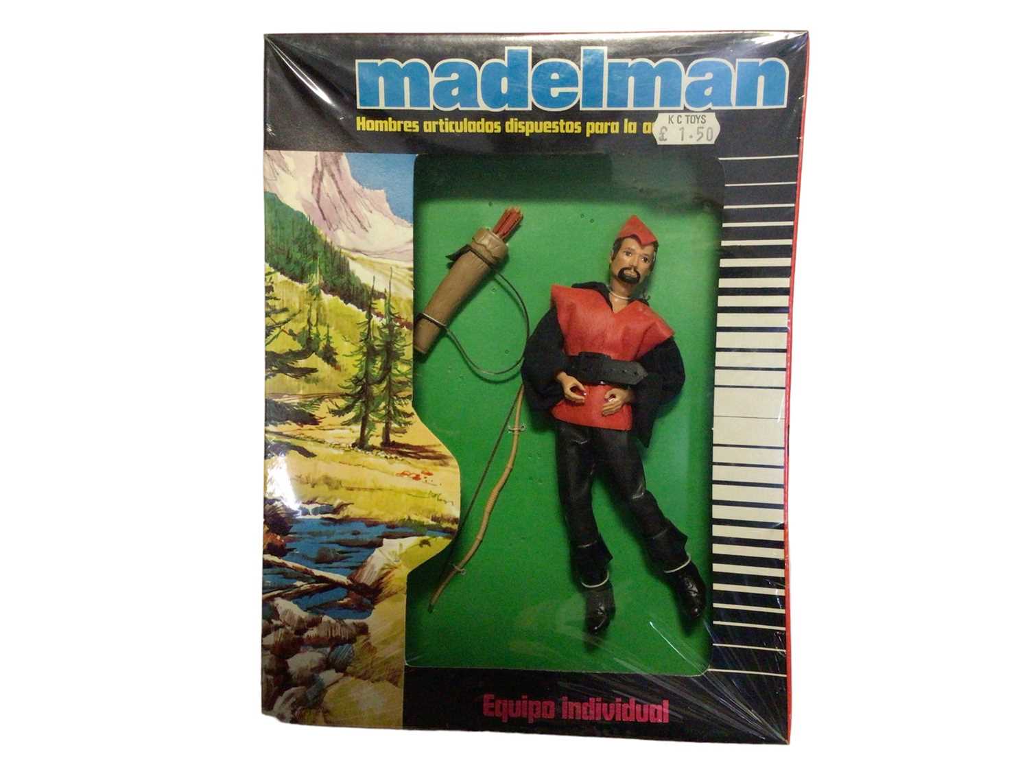 Lot 137 - Madelman (1983) Arquero Rojo Equipo Individual with 6 1/2" action figure, sealed box Ref: 1.230 (1)