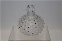 Lot 2006 - Lalique opaque glass scent bottle of globular...