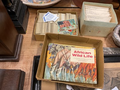 Lot 547 - Group of tea cards, cigarette cards and others.