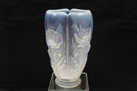 Lot 2010 - Early 20th century Art Nouveau opaline glass...