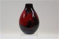 Lot 2012 - Royal Doulton Sung flambé vase of baluster...