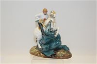 Lot 2013 - Royal Doulton figure - St George, HN2051,...
