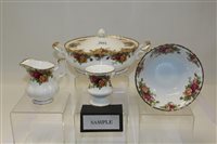 Lot 2023 - Royal Albert 'Old Country Roses' pattern tea...