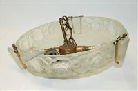Lot 2026 - Good quality 1930's Art Deco Sabino moulded...