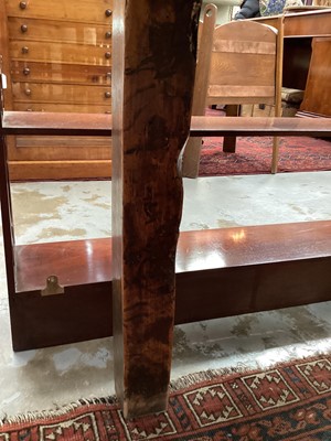 Lot 1405 - 19th century French fruitwood  farm house table